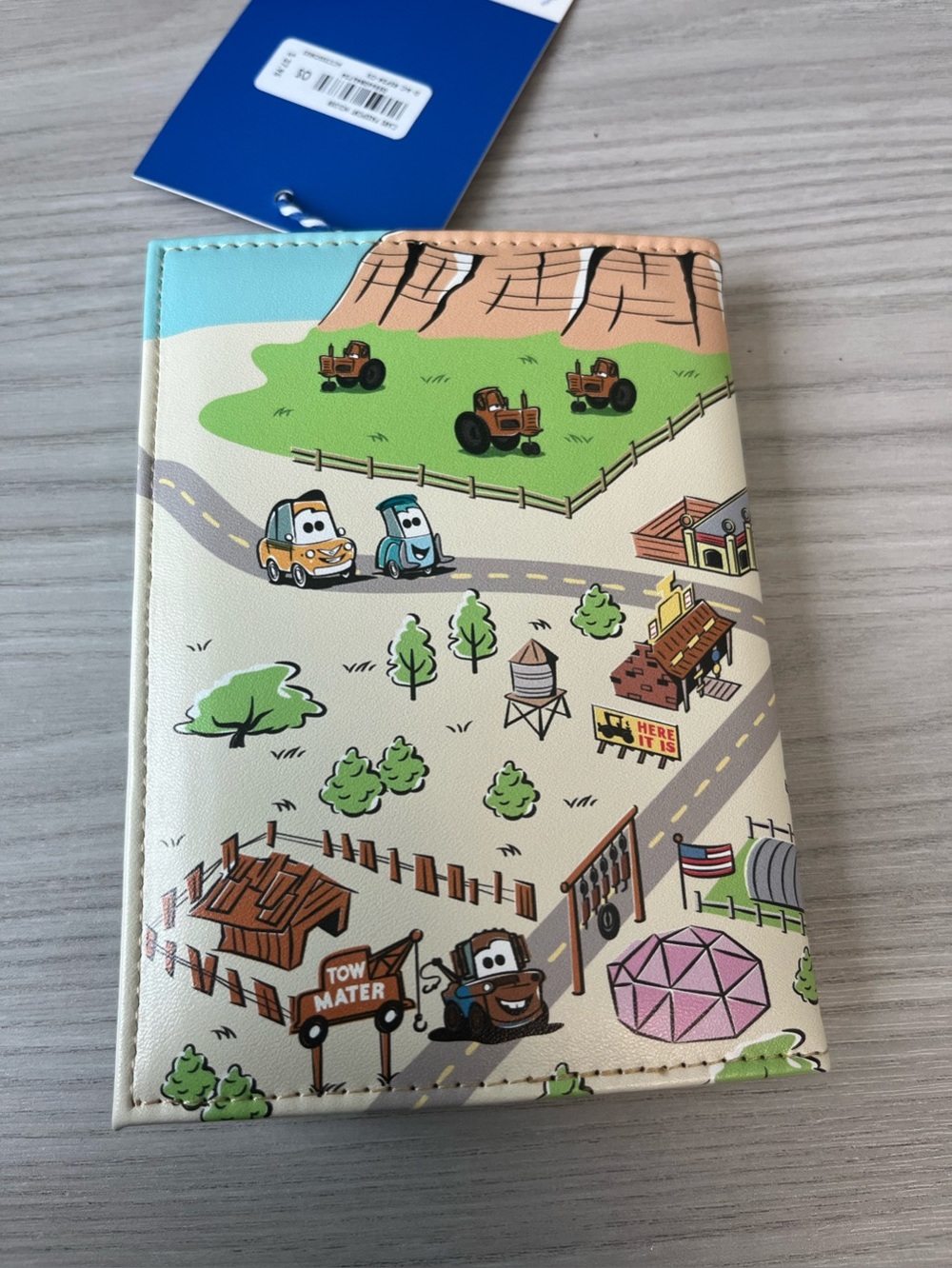 Disney Pixar Cars Radiator Springs Passport Holder Wallet - Picture 3 of 5